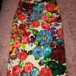 Floral skirt